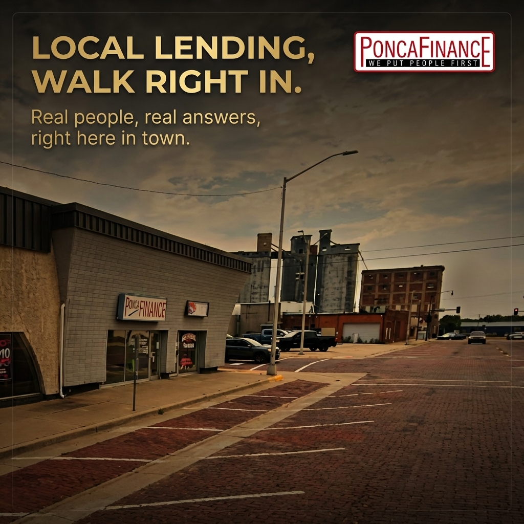 No Appointment Needed Walk Ins Welcome Ponca Finance