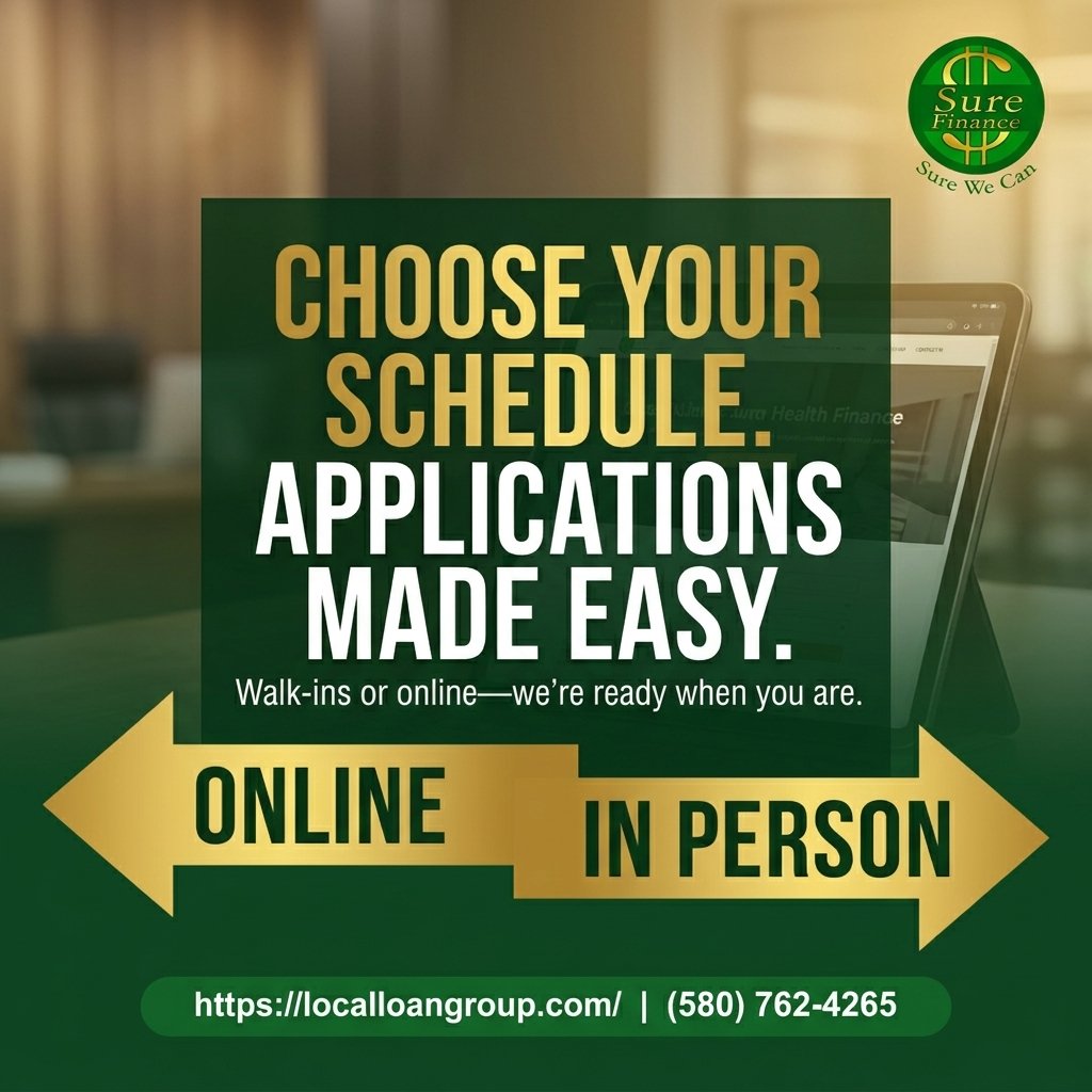 Financing That Fits Your Schedule Ponca City