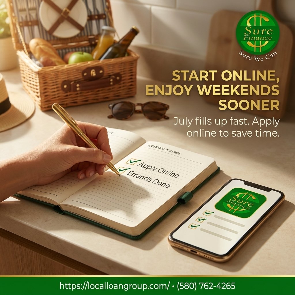 Reclaim July Weekends Online Loan Process Ponca City